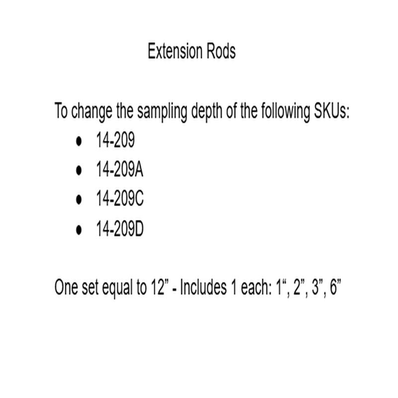 Extension Rods For Bacon Bomb Samplers