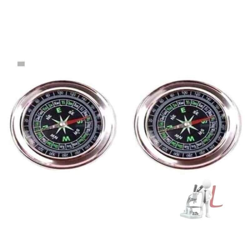 50mm Magnetic Compass - Pack of 2 by labpro